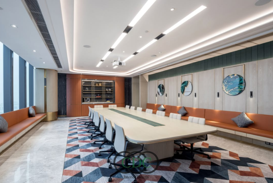 Thiết kế nội thất phòng họp trường học