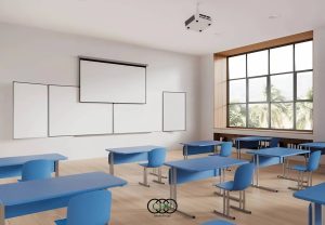 thiết kế trường học kết hợp văn phòng