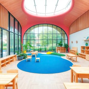 thiết kế nội thất trường mầm non