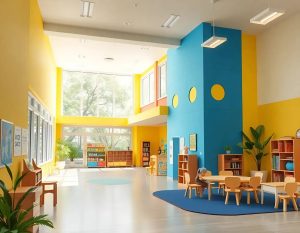 xu hướng thiết kế trường mầm non