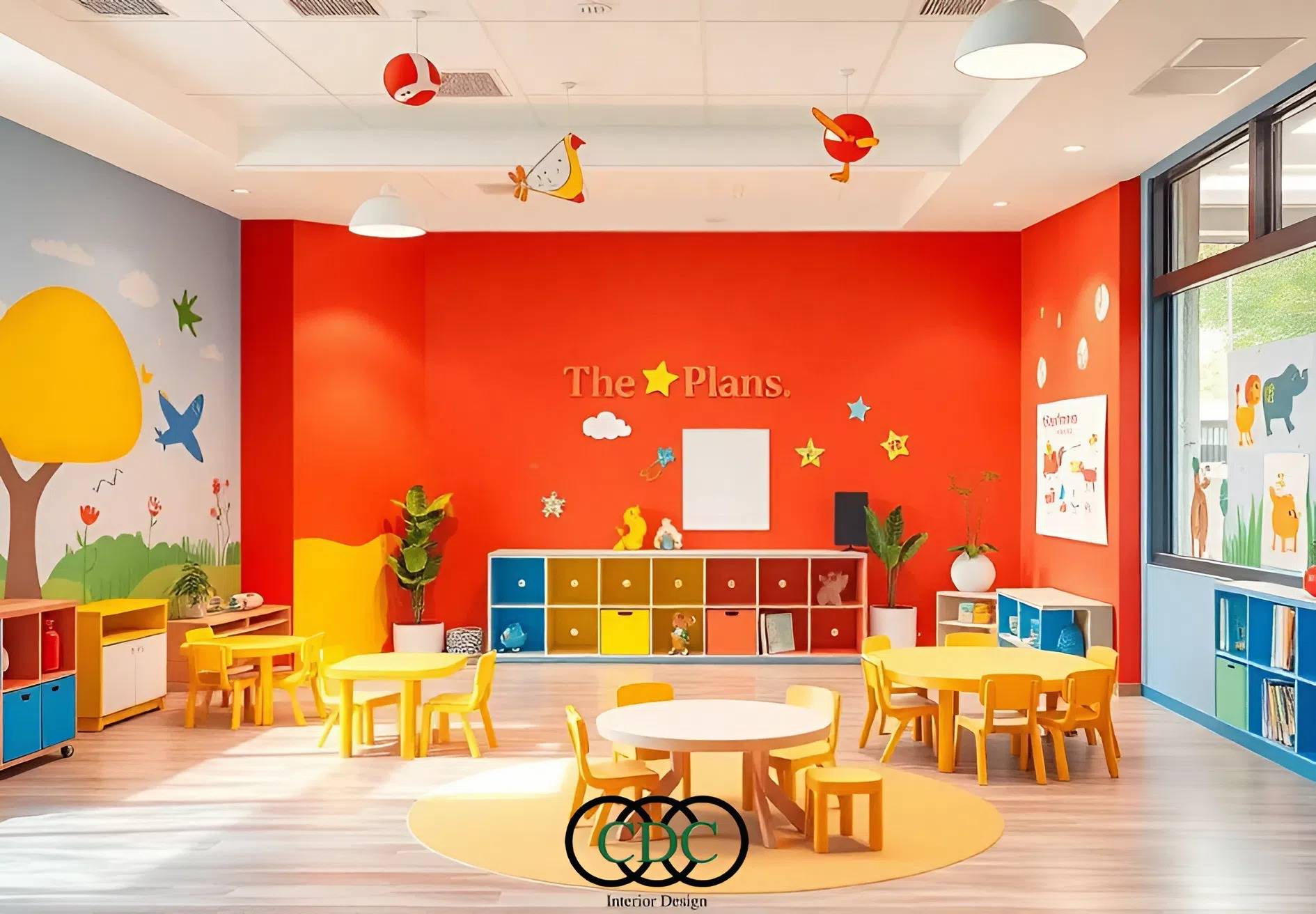 Ý tưởng thiết kế hình ảnh trường mầm non ấn tượng, thu hút 15 Thiết kế nội thất trường mầm non