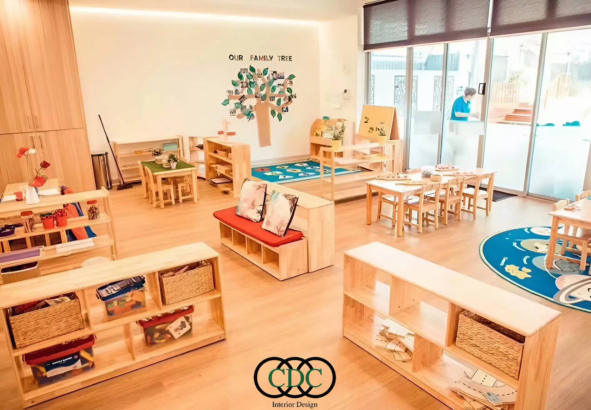 Ý tưởng thiết kế hình ảnh trường mầm non ấn tượng, thu hút 19 Thiết kế nội thất trường mầm non