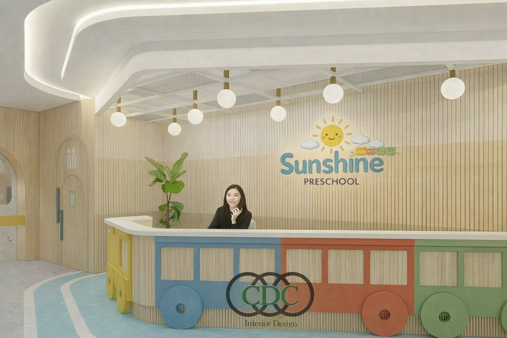 thiet-ke-noi-that-truong-mam-non- Sunshine 