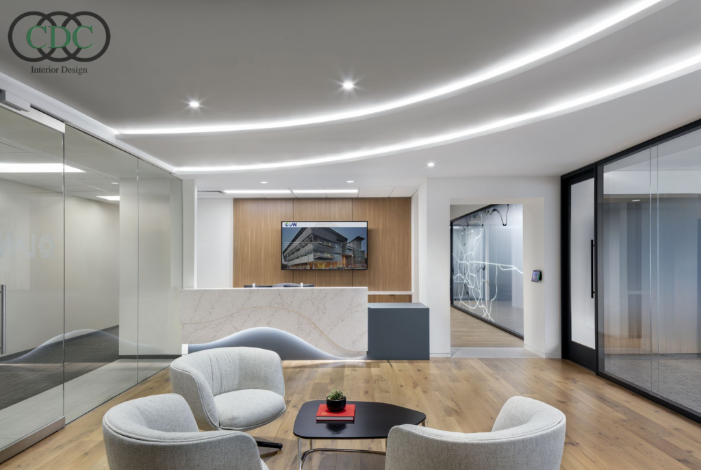 Khu vực lễ tân trung tâm tiếng anh