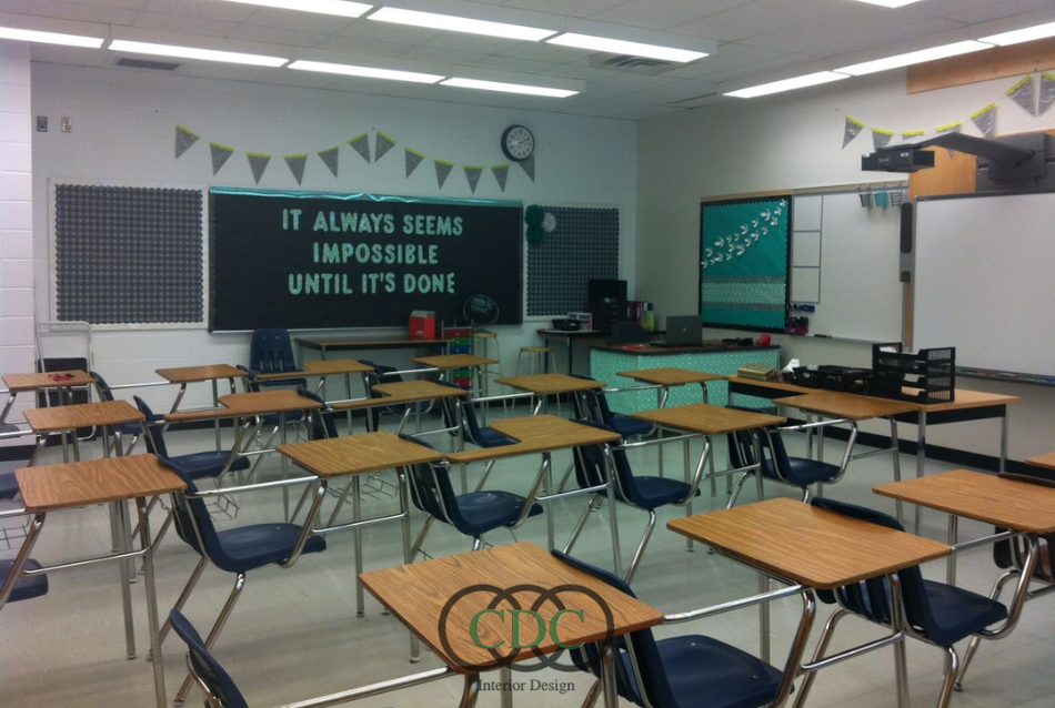 Thiết kế nội thất phòng học tại các trung tâm tiếng Anh