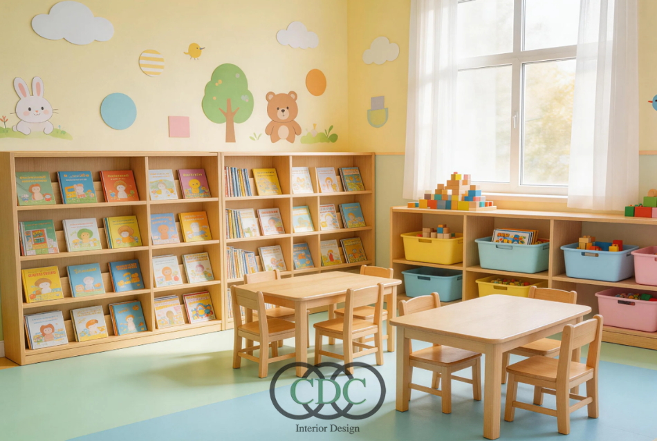 Thiết kế góc học tập cho trẻ mầm non