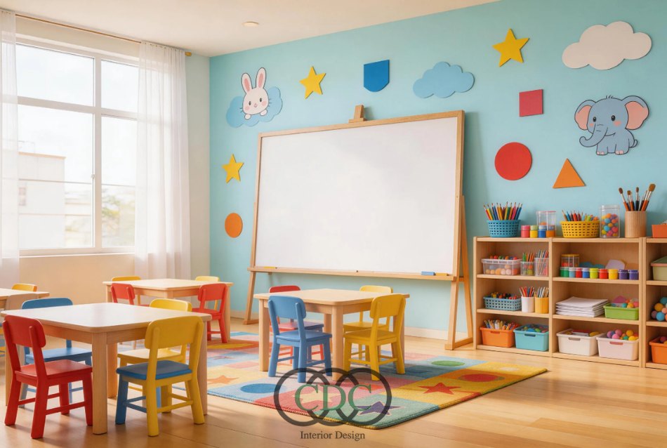 Thiết kế góc học tập cho trẻ mầm non