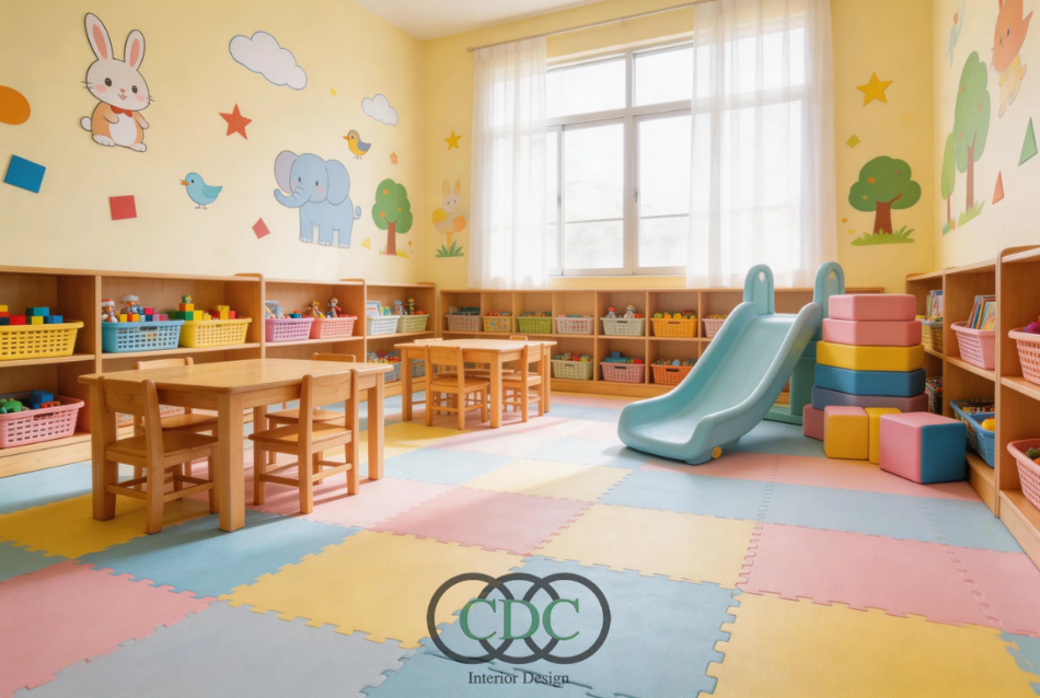 Thiết kế góc học tập cho trẻ mầm non
