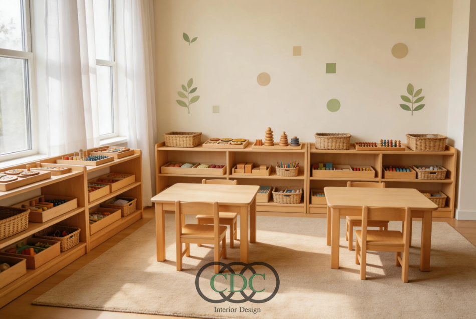 Thiết kế góc học tập cho trẻ mầm non