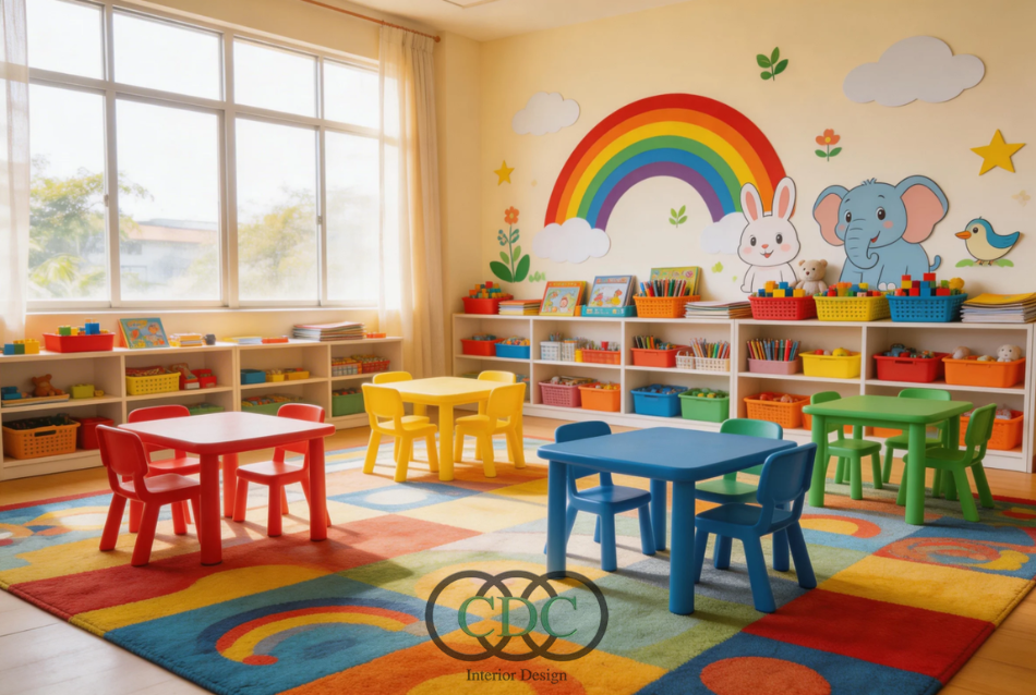 Thiết kế góc học tập cho trẻ mầm non