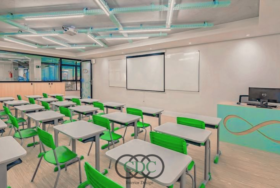 Thiết kế nội thất học viện trong tòa nhà