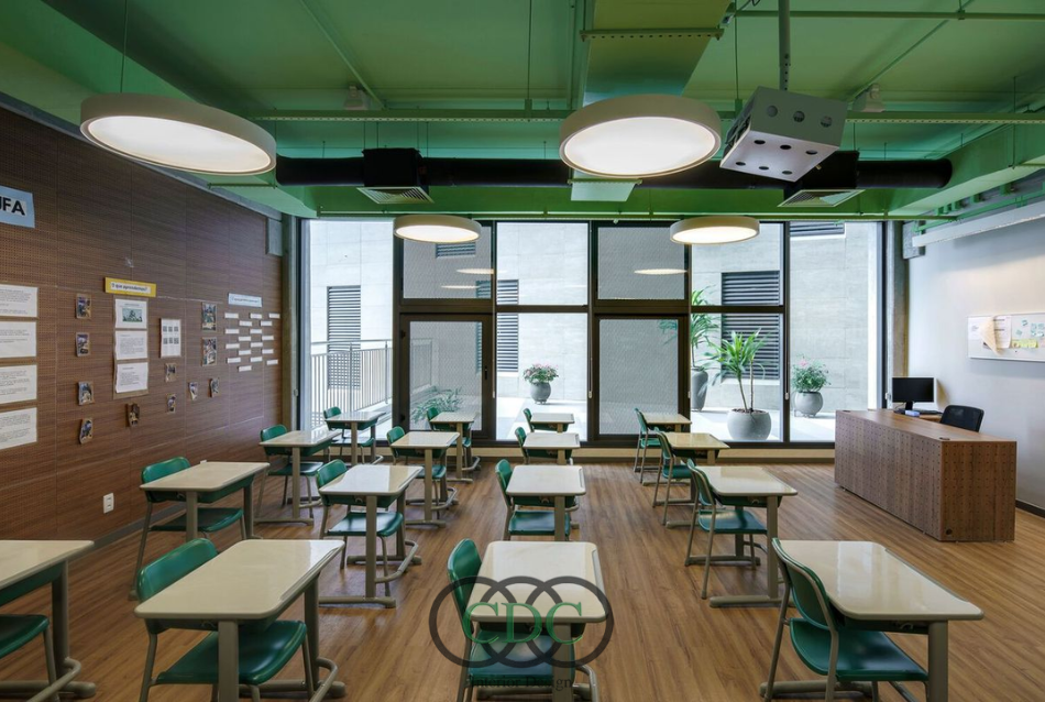 Thiết kế nội thất học viện trong tòa nhà