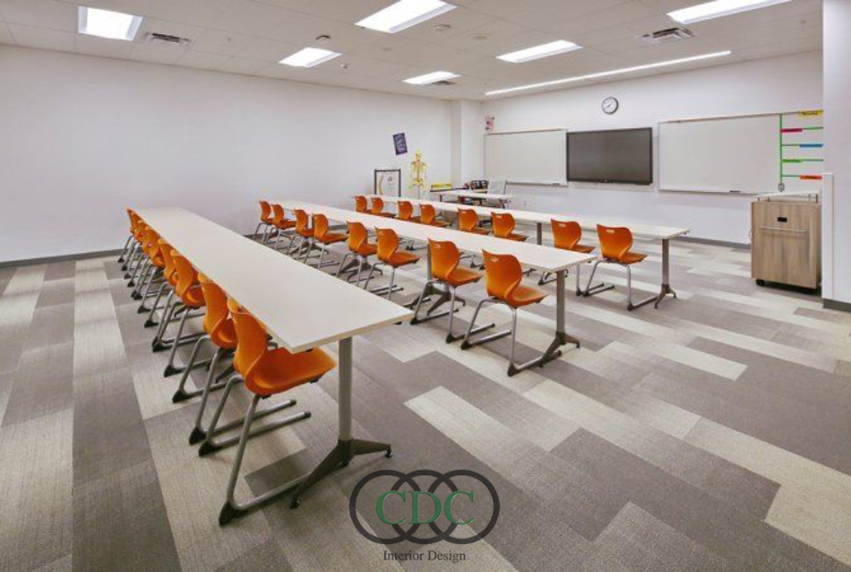 Thiết kế nội thất học viện trong tòa nhà