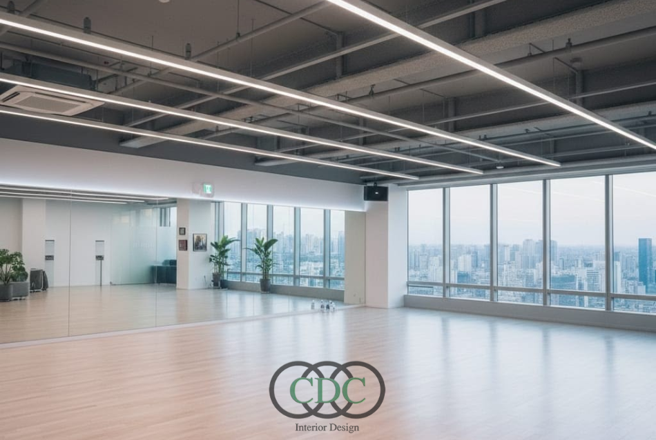 Thiết kế nội thất phòng học múa