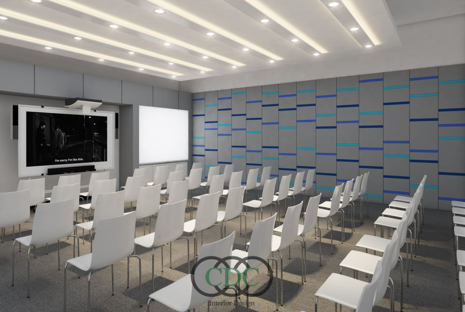 Thiết kế nội thất trung tâm đào tạo trong nhà phố