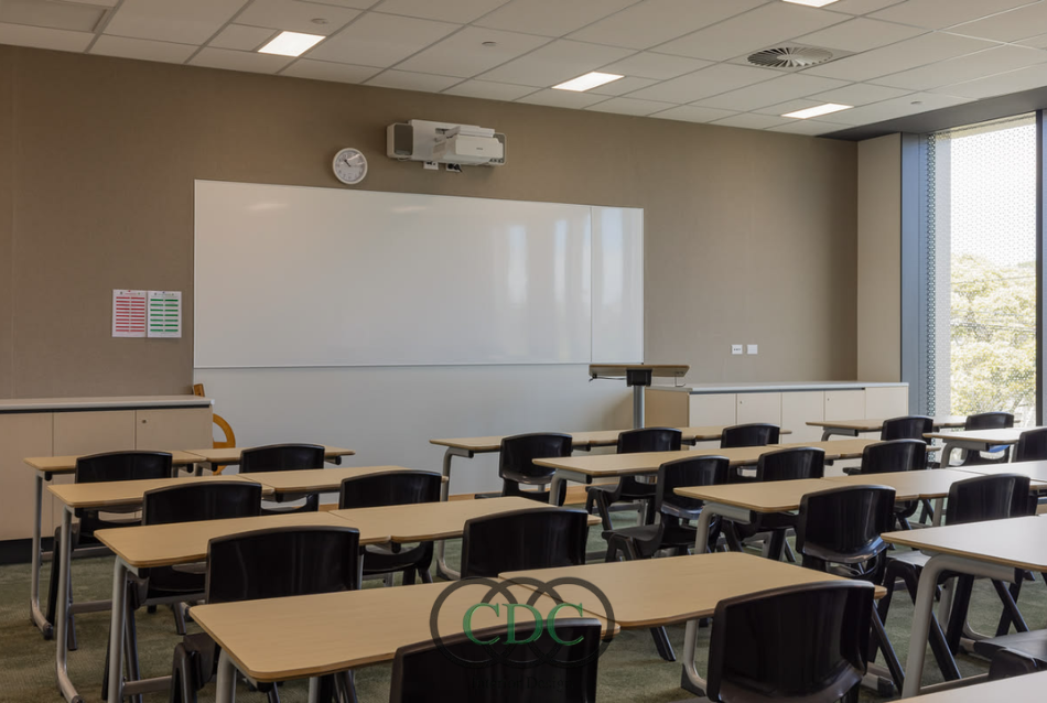 Thiết kế nội thất trung tâm đào tạo trong nhà phố