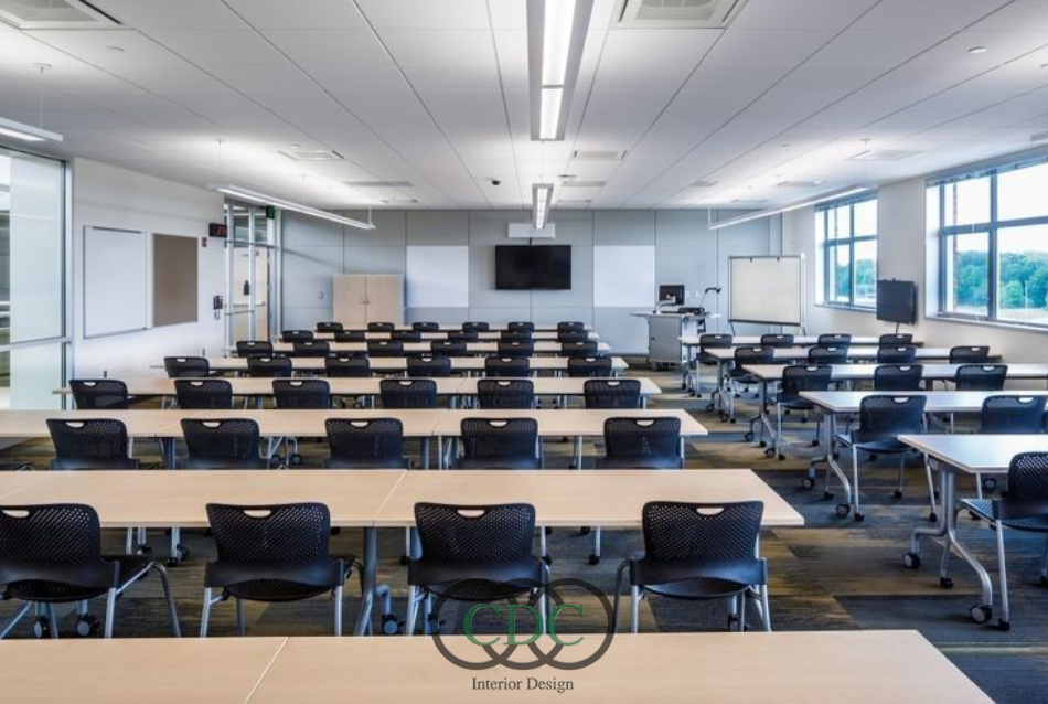 Thiết kế nội thất trung tâm đào tạo trong nhà phố