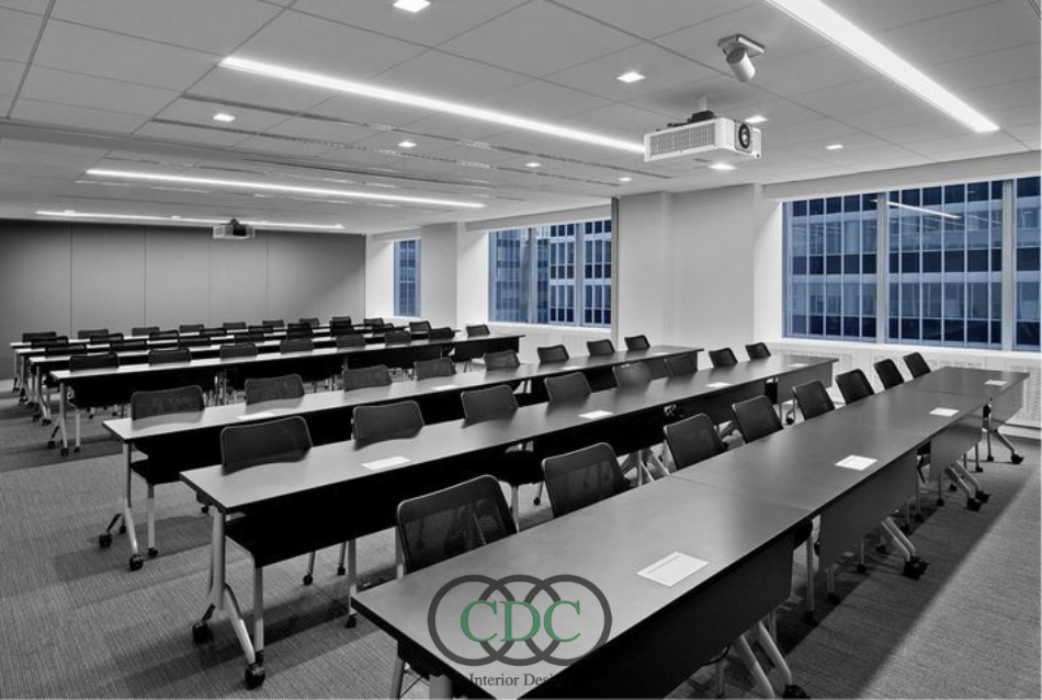 Thiết kế nội thất trung tâm đào tạo trong tòa nhà