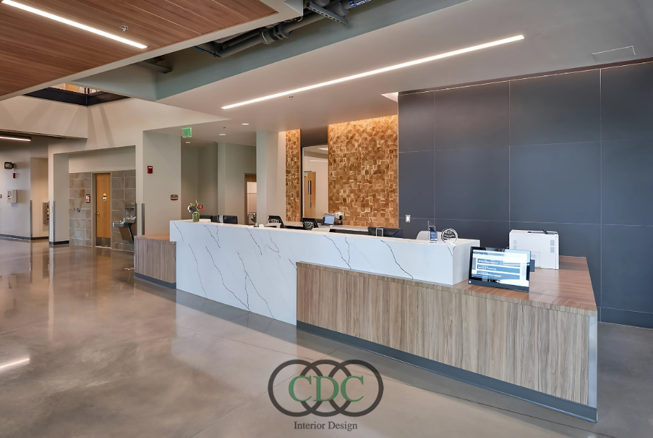 Thiết kế nội thất trung tâm đào tạo trong tòa nhà