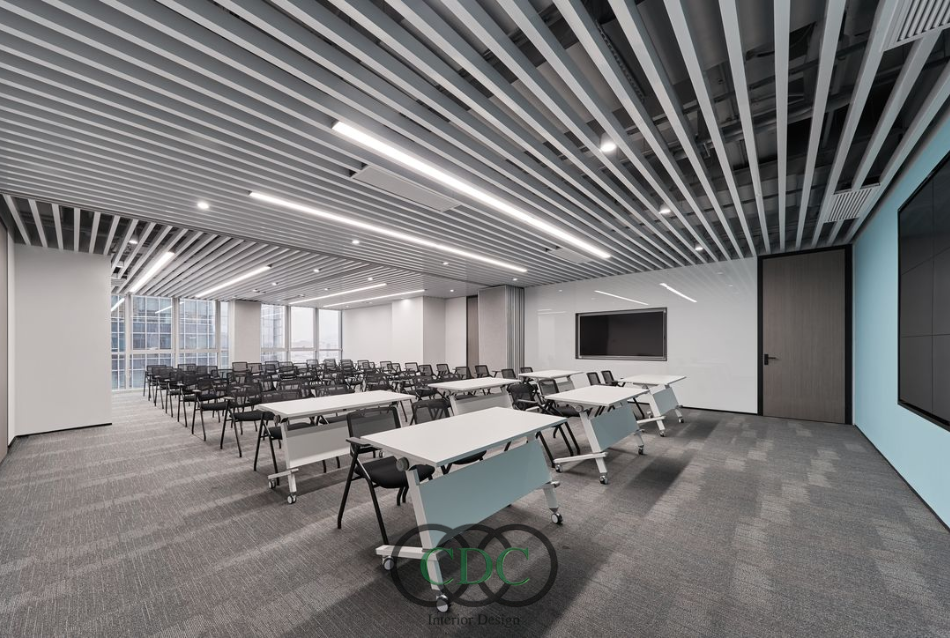 Thiết kế nội thất trung tâm đào tạo trong tòa nhà
