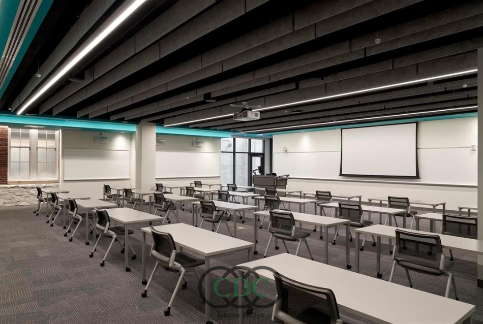 Thiết kế nội thất trung tâm đào tạo trong tòa nhà