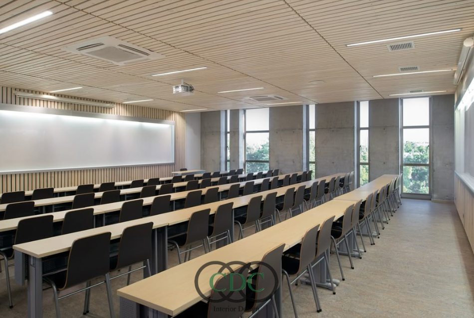 Thiết kế nội thất trung tâm đào tạo trong tòa nhà