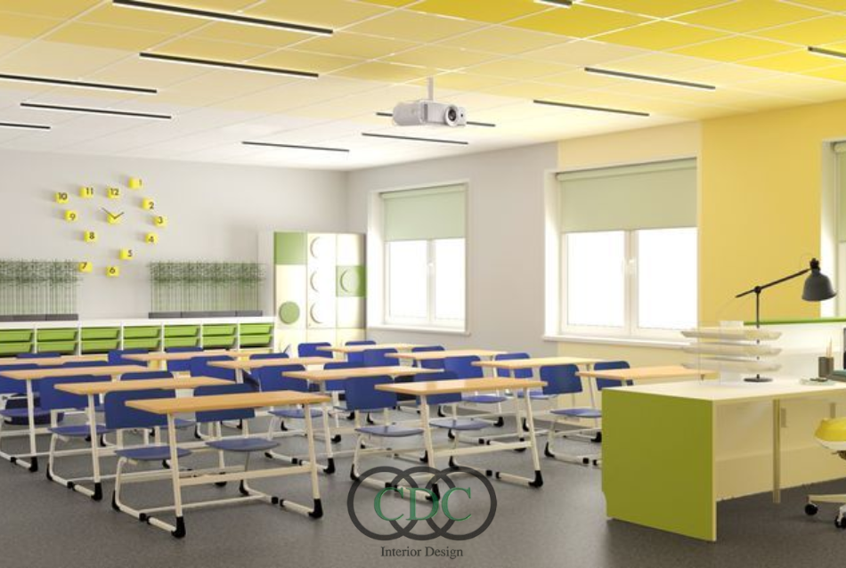 Thiết kế nội thất trường THCS bán trú