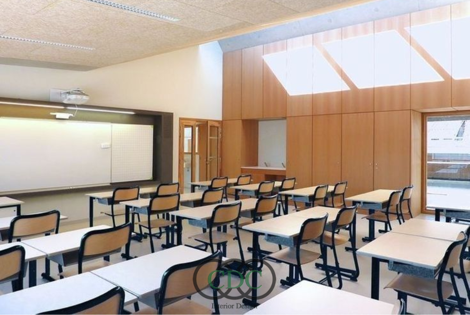 Thiết kế nội thất trường THCS bán trú