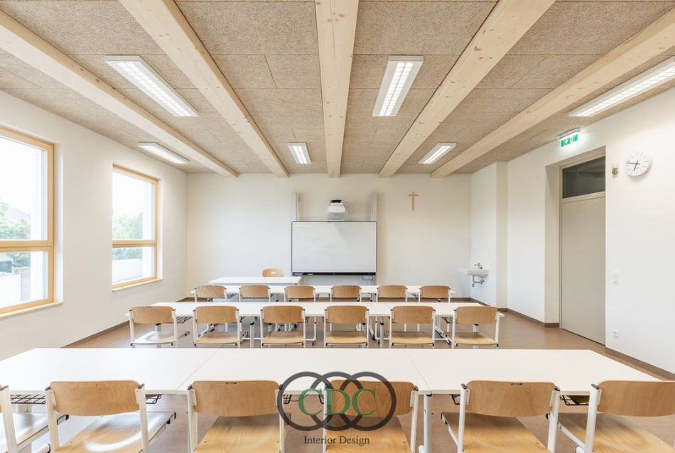 Thiết kế nội thất trường THCS bán trú