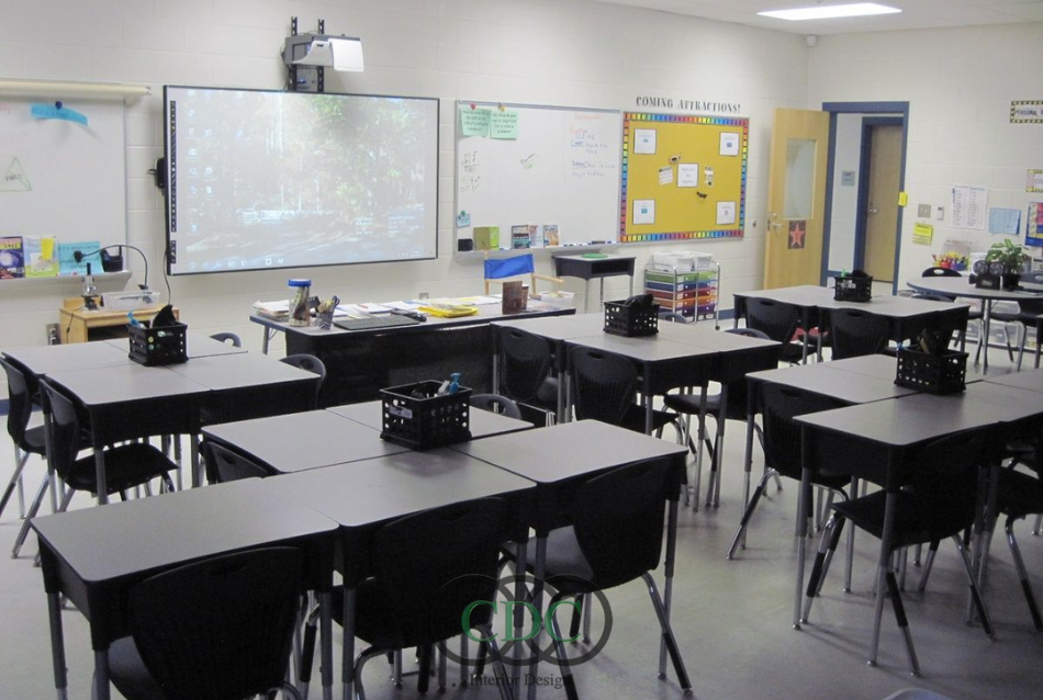 Thiết kế nội thất trường THCS trong khu đô thị