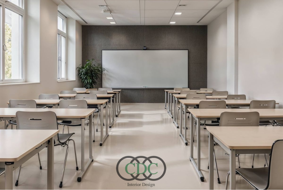 Thiết kế nội thất trường THCS trong khu đô thị