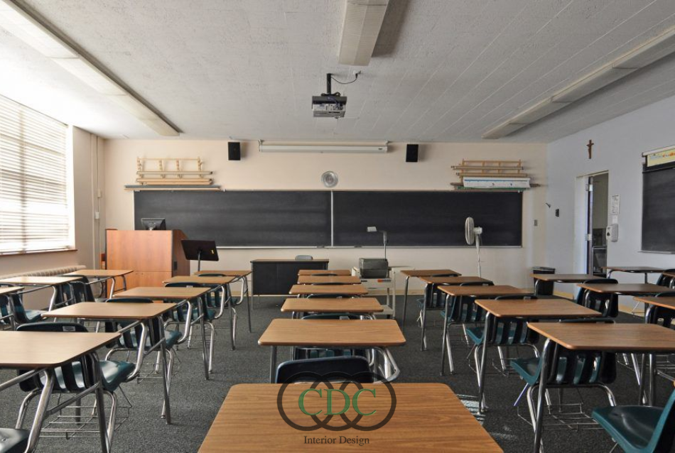 Thiết kế nội thất trường THPT trong khu đô thị