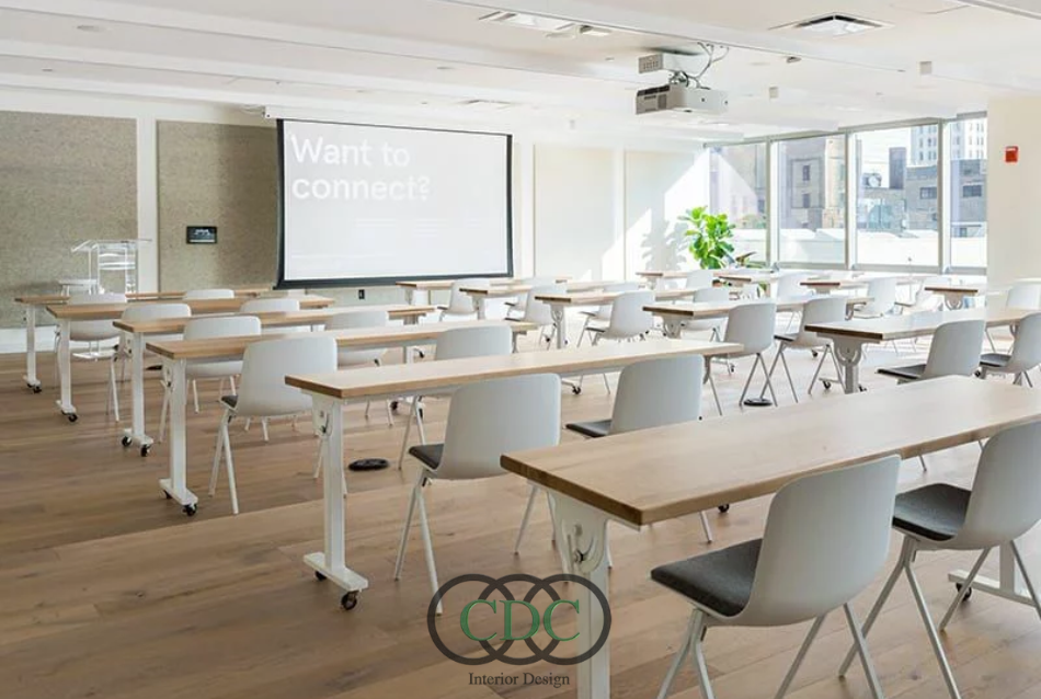 Thiết kế nội thất trường THPT trong tòa nhà