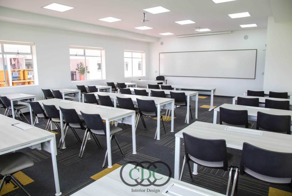 Thiết kế nội thất trường THPT trong tòa nhà