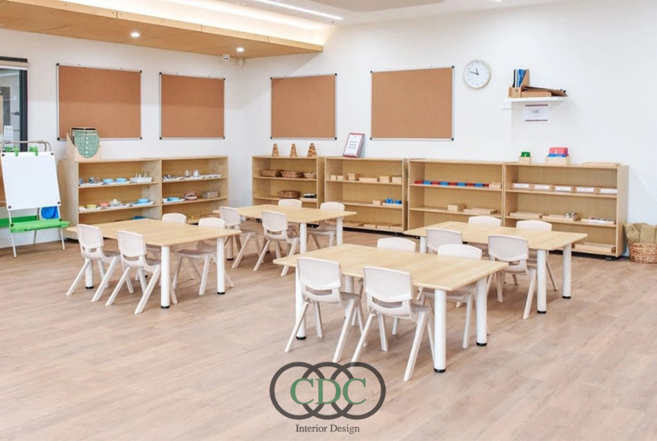 Thiết kế nội thất trường mầm non biệt thự