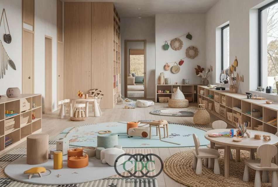 Thiết kế nội thất trường mầm non biệt thự