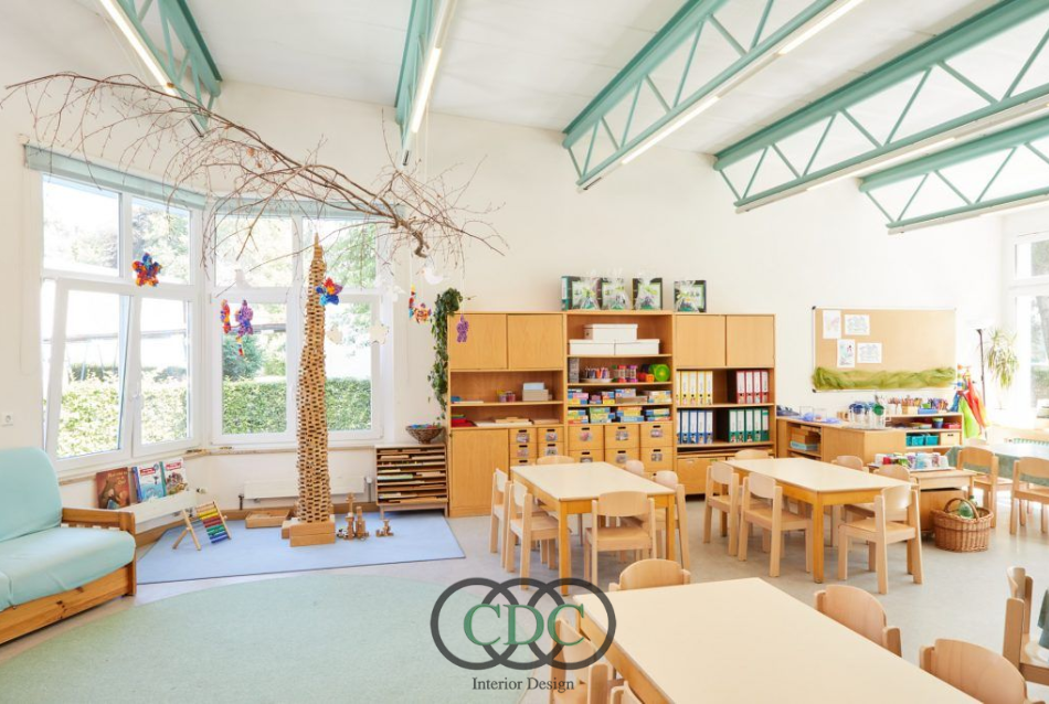 Thiết kế nội thất trường mầm non trong chung cư