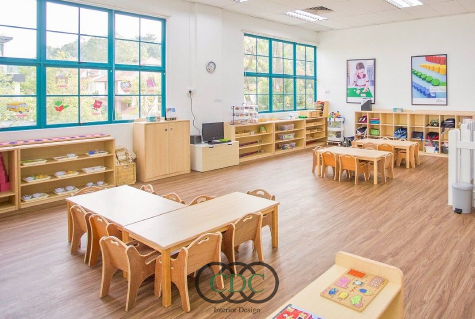 Thiết kế nội thất trường mầm non trong shophouse