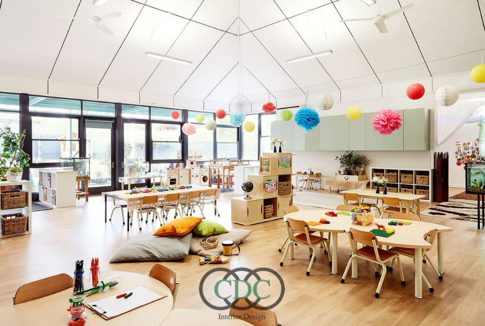 Thiết kế nội thất trường mầm non trong shophouse