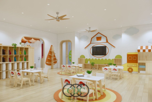 Thiết kế nội thất trường mầm non trong shophouse