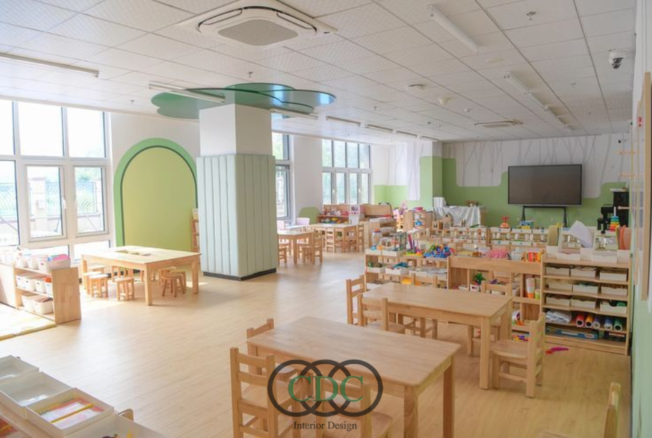 Thiết kế nội thất trường mầm non trong shophouse