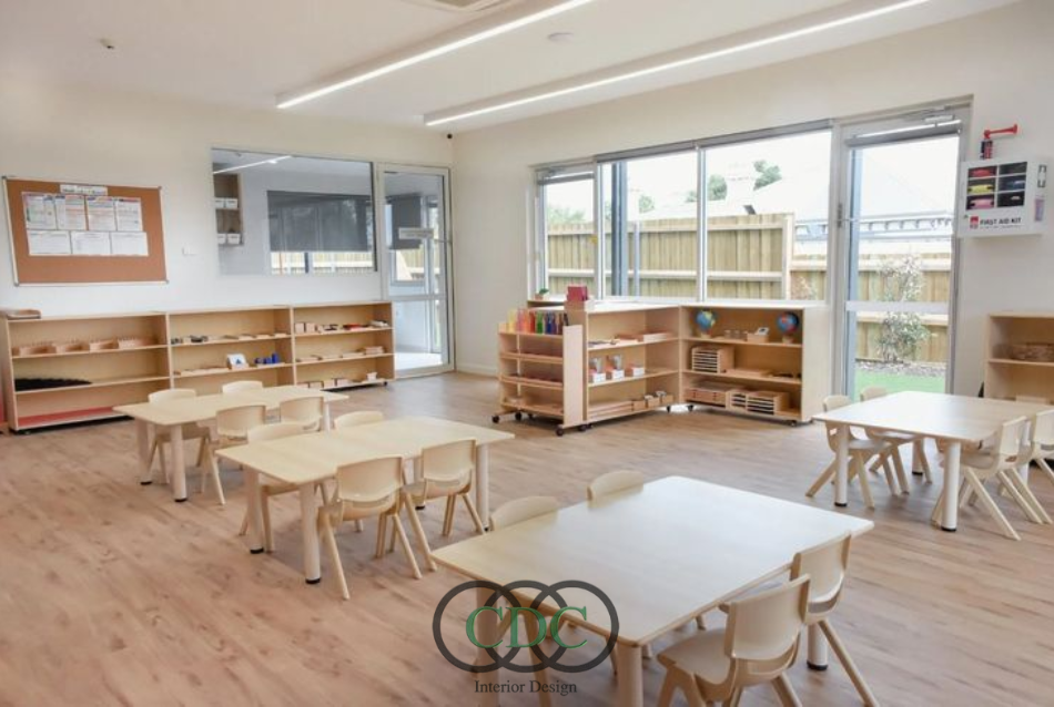Thiết kế nội thất trường mầm non trong shophouse