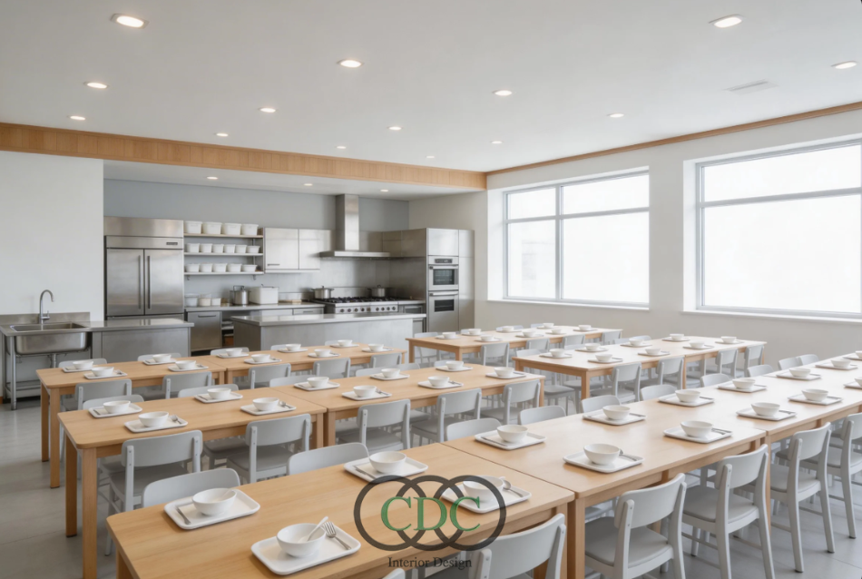 Thiết kế nội thất trường tiểu học bán trú