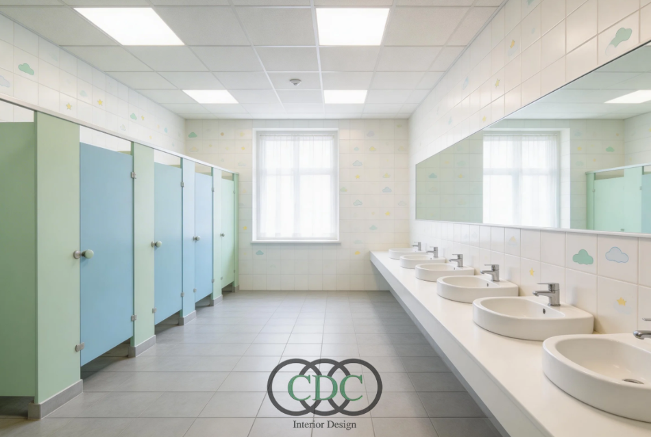 Thiết kế nội thất trường tiểu học bán trú