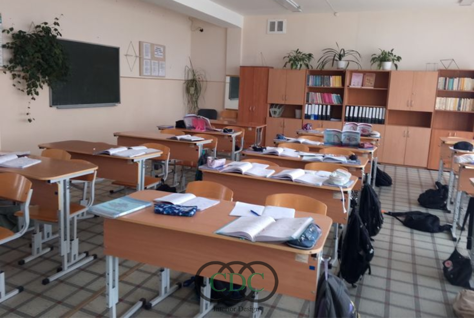 Thiết kế nội thất trường tiểu học liên cấp 