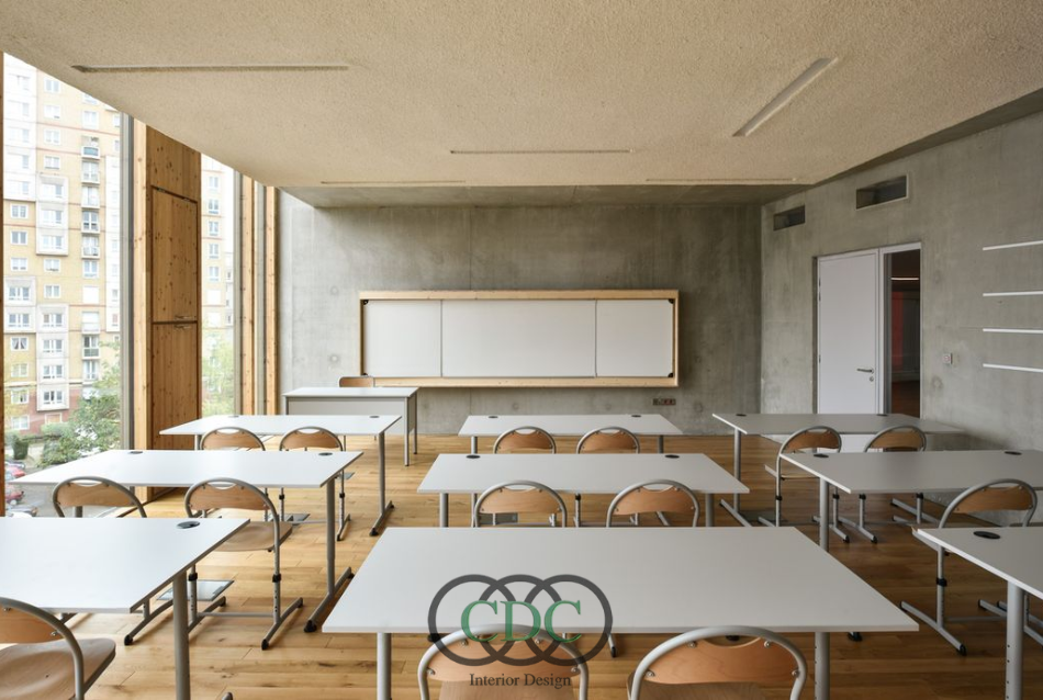 Thiết kế nội thất trường tiểu học liên cấp 