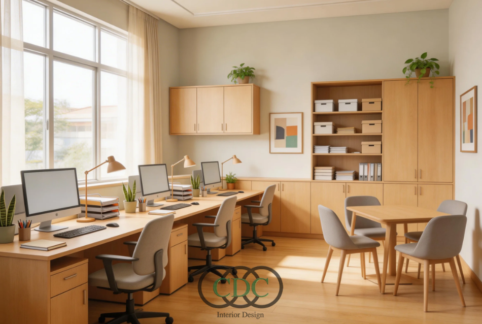 Thiết kế nội thất trường tiểu học trong khu đô thị