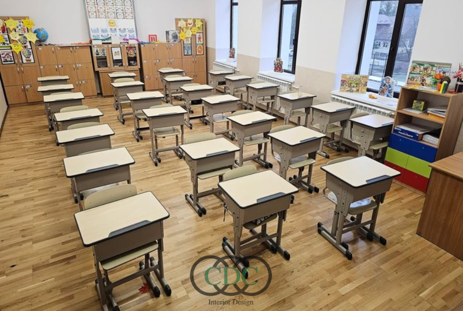 Thiết kế nội thất trường tiểu học trong mô hình trường liên cấp