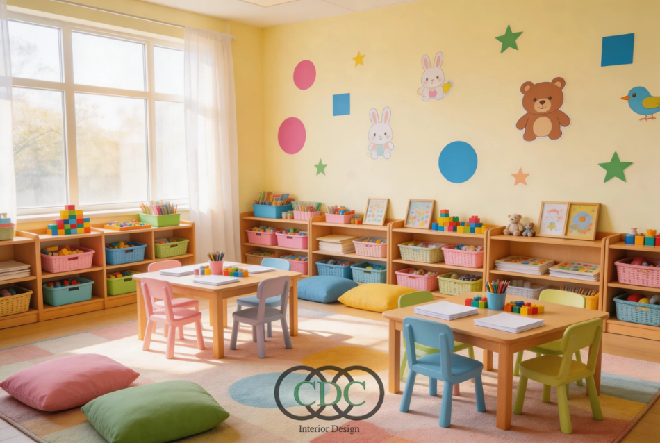 trang trí lớp mầm non