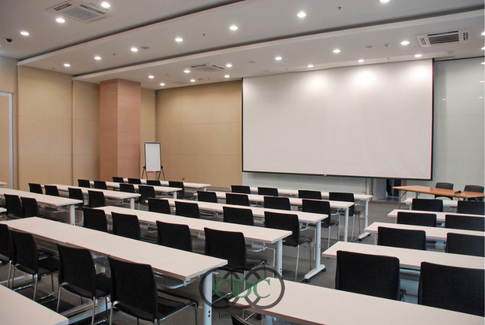 Thiết kế nội thất trung tâm tiếng Anh